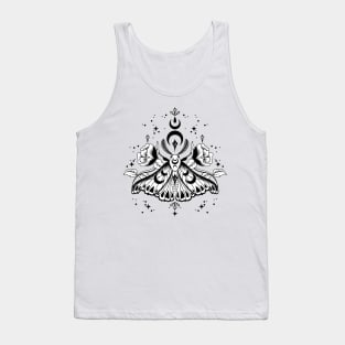 Floral Moth Tank Top